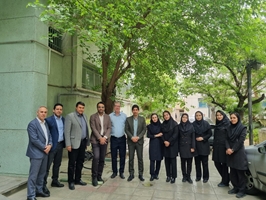گرامیداشت روز نیروی انسانی در بیمارستان روزبه با حضور رئیس و مدیر بیمارستان