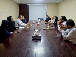 نشست  مدیر رفاه و سلامت دانشگاه علوم پزشکی تهران با مسئولان بیمارستان روزبه